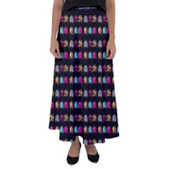 Eighties Bugs Flared Maxi Skirt by snowwhitegirl