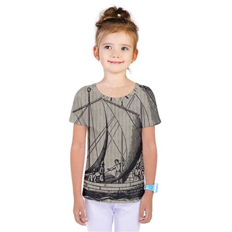 Ship 1515875 1280 Kids  One Piece Tee by vintage2030