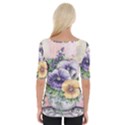 Lowers Pansy Wide Neckline Tee View2