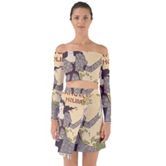 Vintage 1395178 1280 Off Shoulder Top With Skirt Set by vintage2030