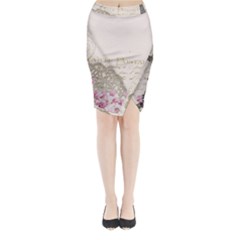 Background 1227568 1920 Midi Wrap Pencil Skirt by vintage2030