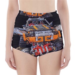 Monster Truck Lego Technic Technic High-waisted Bikini Bottoms by Sapixe