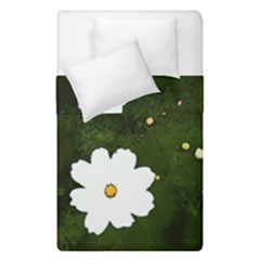 Daisies In Green Duvet Cover Double Side (single Size) by DeneWestUK