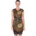 Awesome Steampunk Design, Clockwork Capsleeve Drawstring Dress  View1