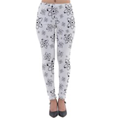 Atom Chemistry Science Physics Lightweight Velour Leggings by Simbadda