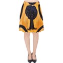 Ceramic Tree Smudge Velvet High Waist Skirt View1