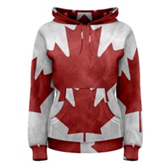 Canada Grunge Flag Women s Pullover Hoodie by Valentinaart