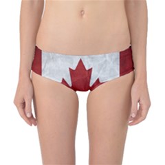 Canada Grunge Flag Classic Bikini Bottoms by Valentinaart