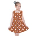 Deer Dots Orange Kids  Summer Dress View1