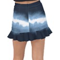 Ombre Fishtail Mini Chiffon Skirt View2