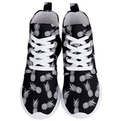 Pineapple Pattern Women s Lightweight High Top Sneakers by Valentinaart