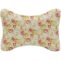 Background Pattern Flower Spring Seat Head Rest Cushion by Celenk