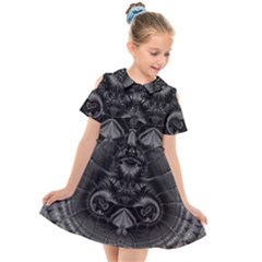 Art Artwork Fractal Digital Art Kids  Short Sleeve Shirt Dress by Simbadda