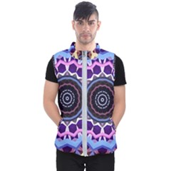 Mandala Art Design Pattern Men s Puffer Vest by Simbadda