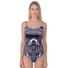 Fractal Art Artwork Design Camisole Leotard  by Simbadda