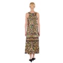 Gold Pattern Decoration Golden Sleeveless Maxi Dress View2