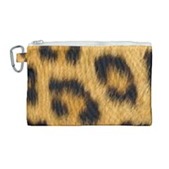 Leopard Print Canvas Cosmetic Bag (large) by NSGLOBALDESIGNS2