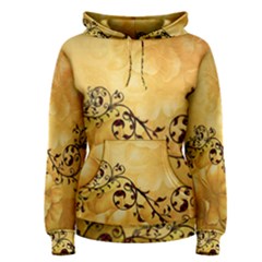 Wonderful Vintage Design With Floral Elements Women s Pullover Hoodie by FantasyWorld7