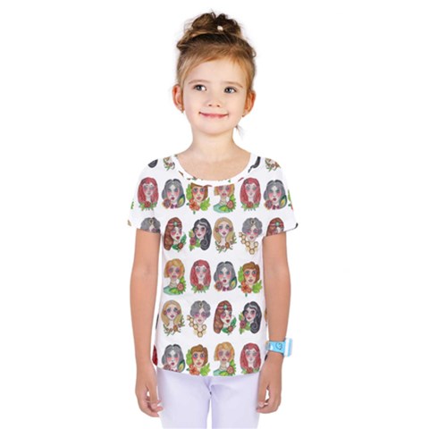 All The Pretty Ladies Kids  One Piece Tee by ArtByAng