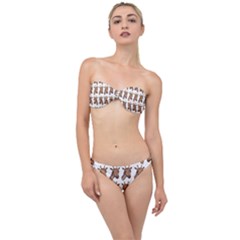 Giraffe Classic Bandeau Bikini Set by ArtByAng