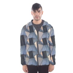 3d Pattern Texture Form Background Hooded Windbreaker (men) by Nexatart