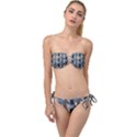 3d Pattern Texture Form Background Twist Bandeau Bikini Set View1