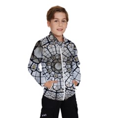 Pattern Abstract Structure Art Windbreaker (kids) by Nexatart