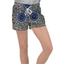 Pattern Art Form Architecture Women s Velour Lounge Shorts View1