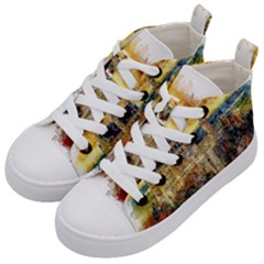 Architecture Castle Fairy Castle Kid s Mid-top Canvas Sneakers by Nexatart