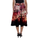 October Sunset Perfect Length Midi Skirt View2