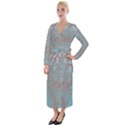 VAPOR 2 Velvet Maxi Wrap Dress View1