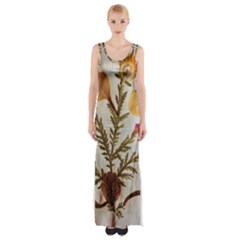 Holy Land Flowers 13 Maxi Thigh Split Dress by DeneWestUK