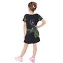 Plums Photo Art Fractalius Fruit Kids  Short Sleeve Velvet Dress View2