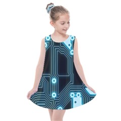 Seamless Repeat Repetitive Kids  Summer Dress by Sapixe