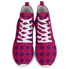 Retro Abstract Boho Unique Men s Lightweight High Top Sneakers by Sapixe