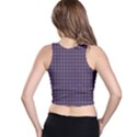 Luv Machine Robot Houndstooth Pattern (Purple) Racer Back Crop Top View2