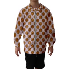 Waffle Polka Dot Pattern Hooded Windbreaker (kids) by emilyzragz