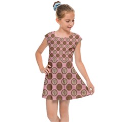 Qt Pie Polka Dot Pattern Kids Cap Sleeve Dress by emilyzragz