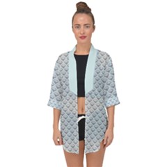 Sparkly Diamond Pattern Open Front Chiffon Kimono by emilyzragz