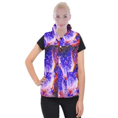 Galaxy Nebula Stars Space Universe Women s Button Up Vest by Sapixe