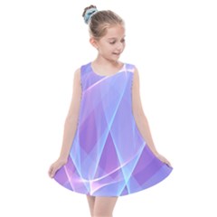 Background Light Glow Abstract Art Kids  Summer Dress by Sapixe