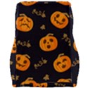 Funny Scary Black Orange Halloween Pumpkins Pattern Car Seat Velour Cushion  View2