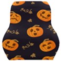 Funny Scary Black Orange Halloween Pumpkins Pattern Car Seat Back Cushion  View1