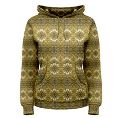 Golden Ornate Pattern Women s Pullover Hoodie by dflcprintsclothing