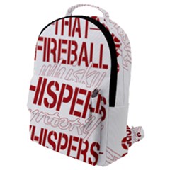 Fireball Whiskey Shirt Solid Letters 2016 Flap Pocket Backpack (small) by crcustomgifts