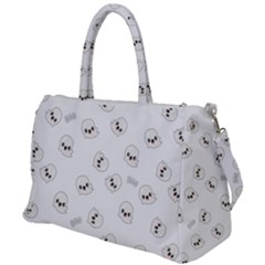 Cute Kawaii Ghost Pattern Duffel Travel Bag by Valentinaart