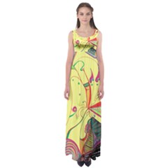 Santa Cruz Empire Waist Maxi Dress by nicholakarma