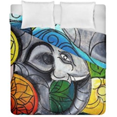 Graffiti The Art Of Spray Mural Duvet Cover Double Side (california King Size) by Sapixe