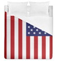 US Flag Stars and Stripes MAGA Duvet Cover (Queen Size) View1