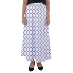 Logo Kek Pattern Black And White Kekistan White Background Flared Maxi Skirt by snek